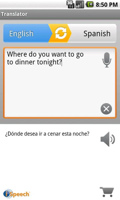 iSpeech Translator