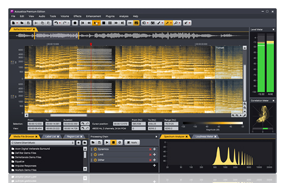 acoustica audio editing software